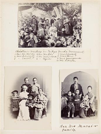 (JAPAN) An album with approximately 67 images documenting the city of Naha on the Okinawa Island and its inhabitants. Circa 1910s.